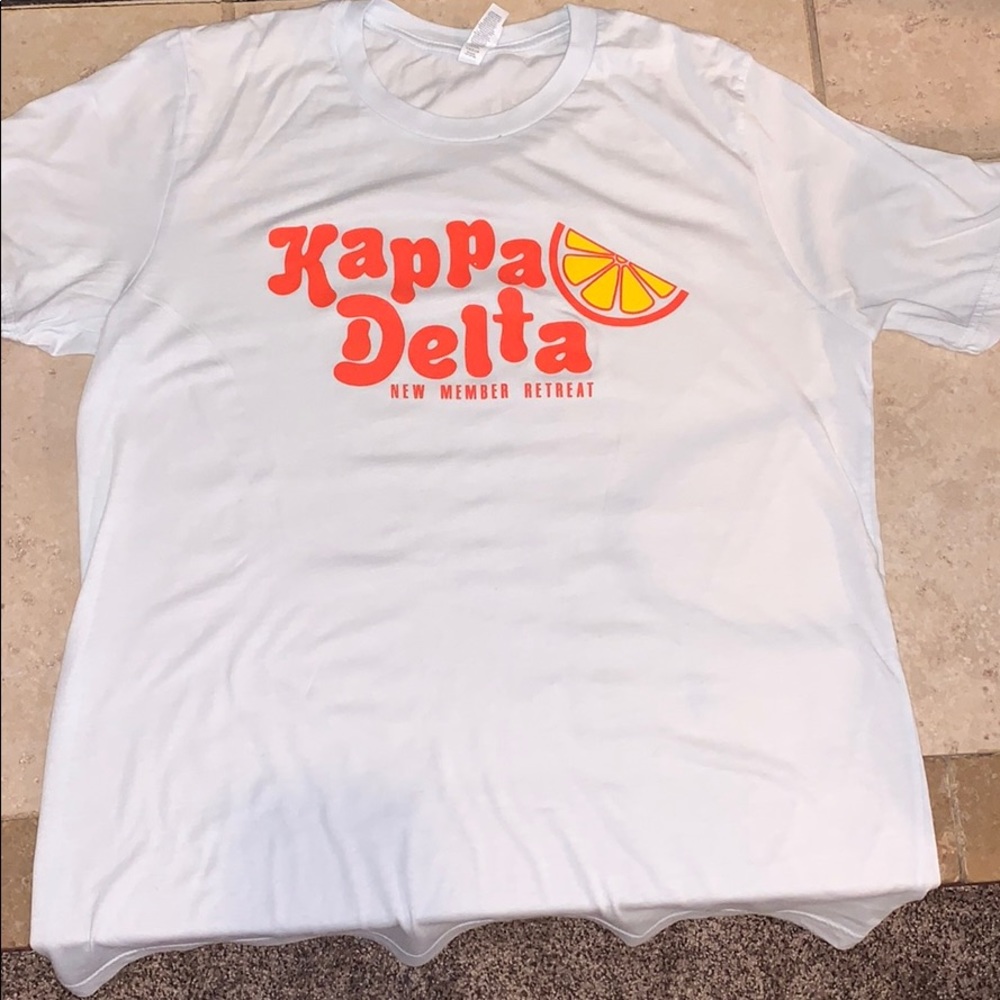 LIGHT BLUE KAPPA DELTA NEW MEMBER RETREAT TEE